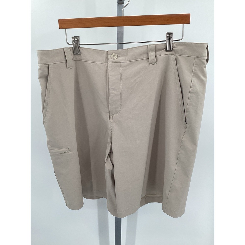 Men's Columbia PFG Shorts 38x10‎ Beige Wicking Quick Drying